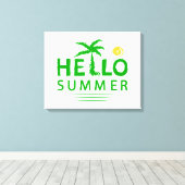 hallo canvas afdruk (Insitu (Houten vloer))