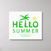 hallo canvas afdruk (Voorkant)