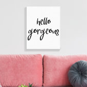 hallo canvas afdruk (Insitu (Woonkamer))