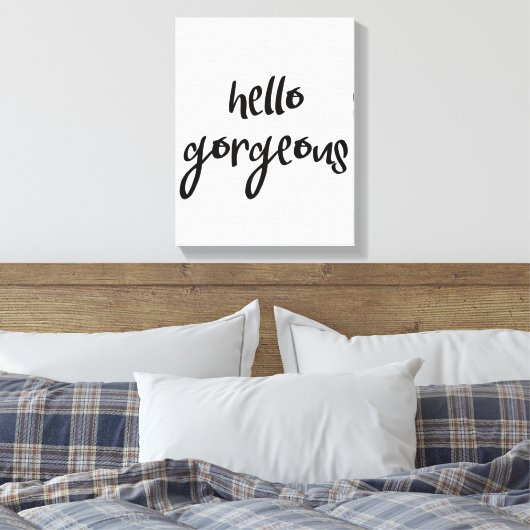 hallo canvas afdruk (Insitu (Slaapkamer))