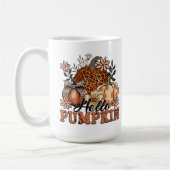 Hallo Chic Pumpkin Herfst Autumn Koffiemok (Links)