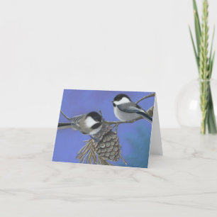 Hallo Chickadees Kaart