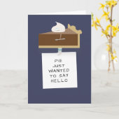 Hallo Chocolade Kaart (Gele Bloem)