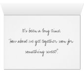 hallo Chocolate Bits en Almonds Word Cloud (Binenzijde Horizontaal (Onderkant))