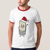 Hallo Christmas Burrito Waving T-shirt (Voorkant)