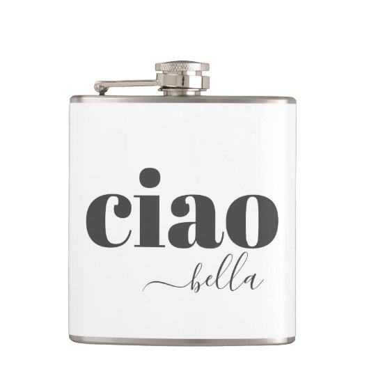 Hallo Ciao Bella Heupfles (Voorkant)