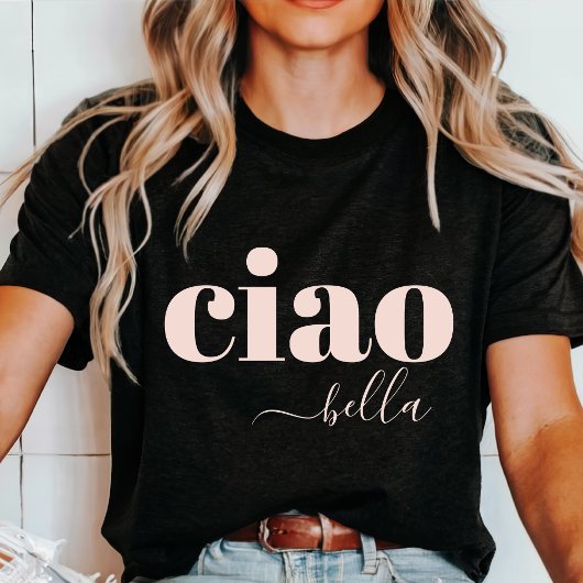 Hallo Ciao Bella Tri-Blend Shirt