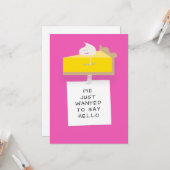 Hallo Citroen Poeder Kaart (Voorkant / Achterkant in situ)