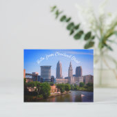 hallo Cleveland Schilderachtig rivierBriefkaart Briefkaart (Staand voorkant)