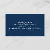 hallo Consultant Visitekaartje (Achterkant)