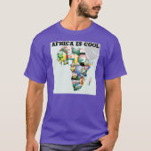 Hallo Continent Afrika T-shirt (Voorkant)
