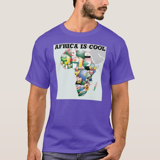 Hallo Continent Afrika T-shirt (Voorkant)