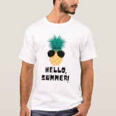 Hallo Cool Pineapple T-shirt (Voorkant)