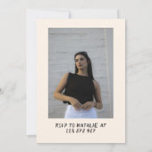 Hallo Coquette Cake Foto Verjaardag Kaart (Achterkant)