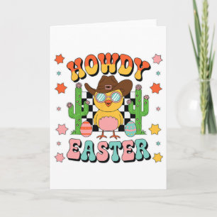Hallo Cowboy Kippen waarderen mij Pasen Gelukkig P Kaart