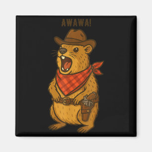Hallo Cowboy Rots Klipdas Awawa Western Grappig _1 Magneet