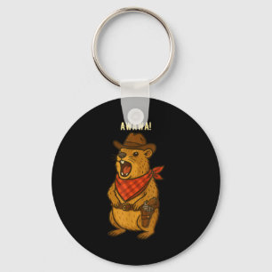 Hallo Cowboy Rotsdaman Awawa Western Grappig _2 Sleutelhanger