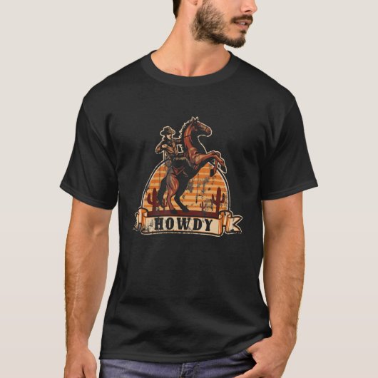 Hallo Cowboy T-shirt (Voorkant)