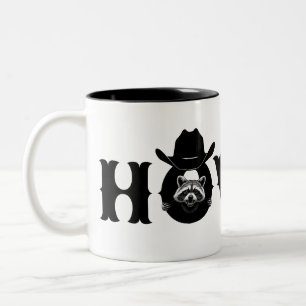 Hallo Cowboy Wasbeer Western Grappige Welkom Tweekleurige Koffiemok
