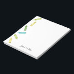 Hallo Crayon Notitieblok<br><div class="desc">Dit notitieblok heeft kleurrijke kleurpotloden</div>