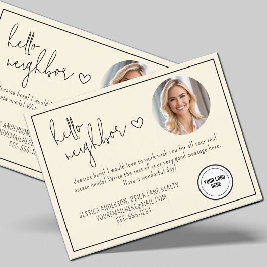 Hallo Cream Professional Briefkaart