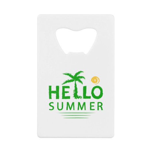 hallo creditkaart flessenopener (Voorkant)