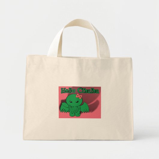 hallo Cthulhu Mini Tote Bag (Voorkant)