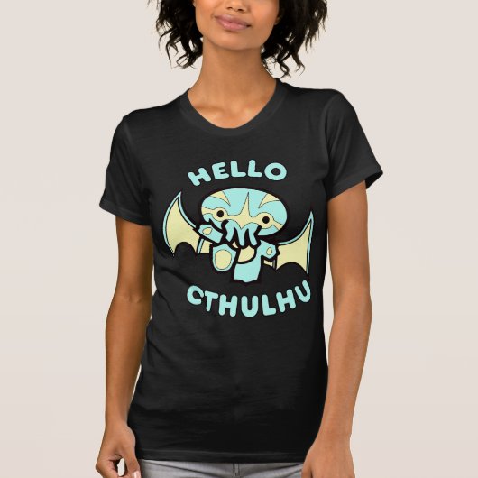 hallo Cthulhu T-shirt (Voorkant)