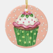 hallo Cupcake! Keramisch Ornament (Voorkant)