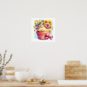 hallo Cupcake Poster (Keuken)