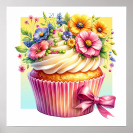 hallo Cupcake Poster