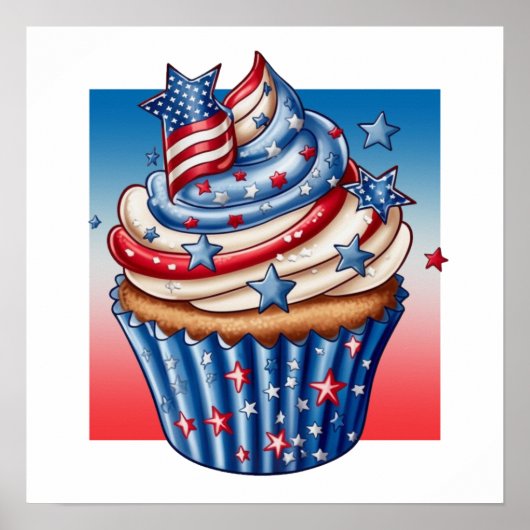 hallo Cupcake Poster (Voorkant)