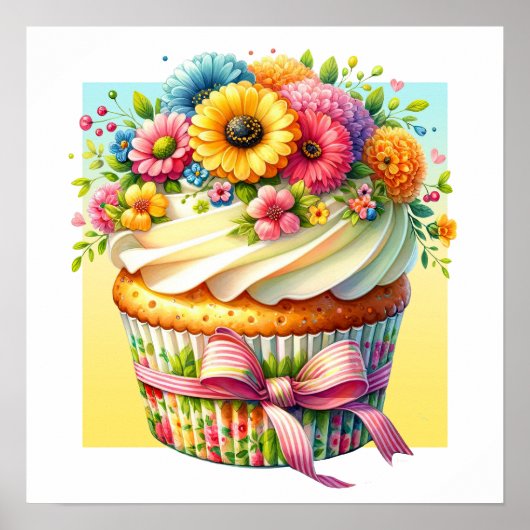 hallo Cupcake Poster (Voorkant)