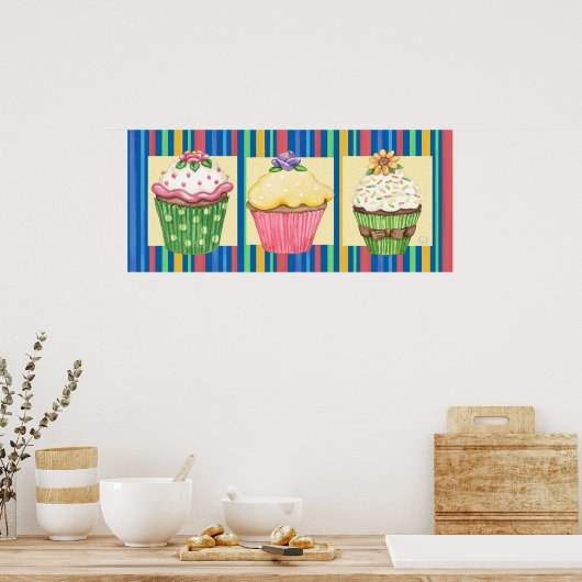 hallo Cupcake - SRF Poster (Keuken)