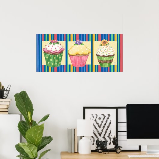 hallo Cupcake - SRF Poster (Thuiskantoor)