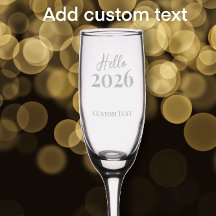 Hallo Custom Text 2026 Oudejaarsfeest