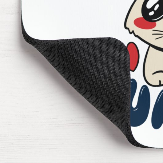 hallo Cute Cat Muismat (Hoek)