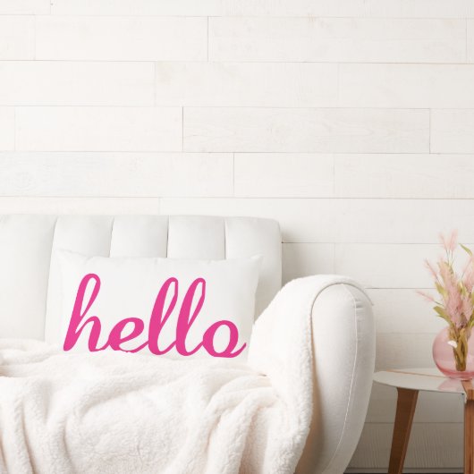 hallo Cute Colorful Hallo Gifts Kussen (Bank)