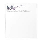 hallo Cute Colorful Hallo Gifts Notitieblok (Voorkant)