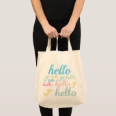 hallo Cute Colorful Hallo Gifts Tote Bag (Voorkant (product))