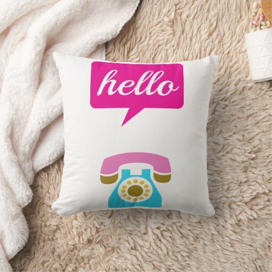 hallo Cute Colorful Hallo Kussen (Deken)