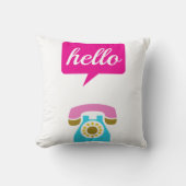 hallo Cute Colorful Hallo Kussen (Voorkant)