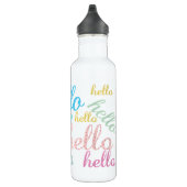 hallo Cute Colorful Hallo Waterfles (Rechts)