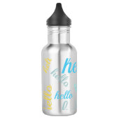 hallo Cute Colorful Hallo Waterfles (Links)