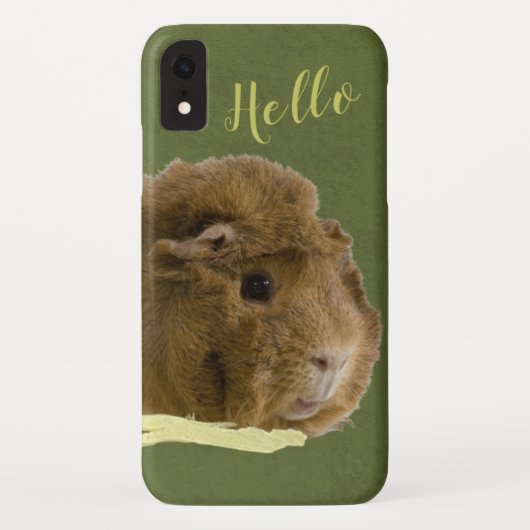 hallo Cute Guinee met selderij-foto Case-Mate iPhone Case (Achterkant)