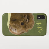hallo Cute Guinee met selderij-foto Case-Mate iPhone Case (Achterkant (horizontaal))