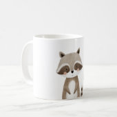 Hallo Cute Wasbeer Dier Koffiemok (Voorkant links)