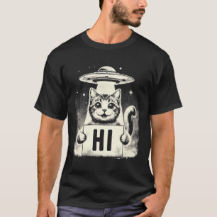 Hallo daar Alien Kat T-shirt