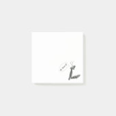 Hallo daar Bidprent Post-it® Notes (Voorkant)