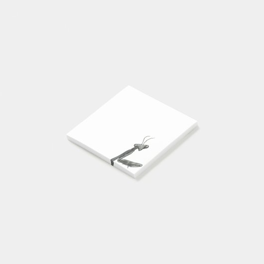 Hallo daar Bidsprinkhaan Post-it® Notes (Schuin)